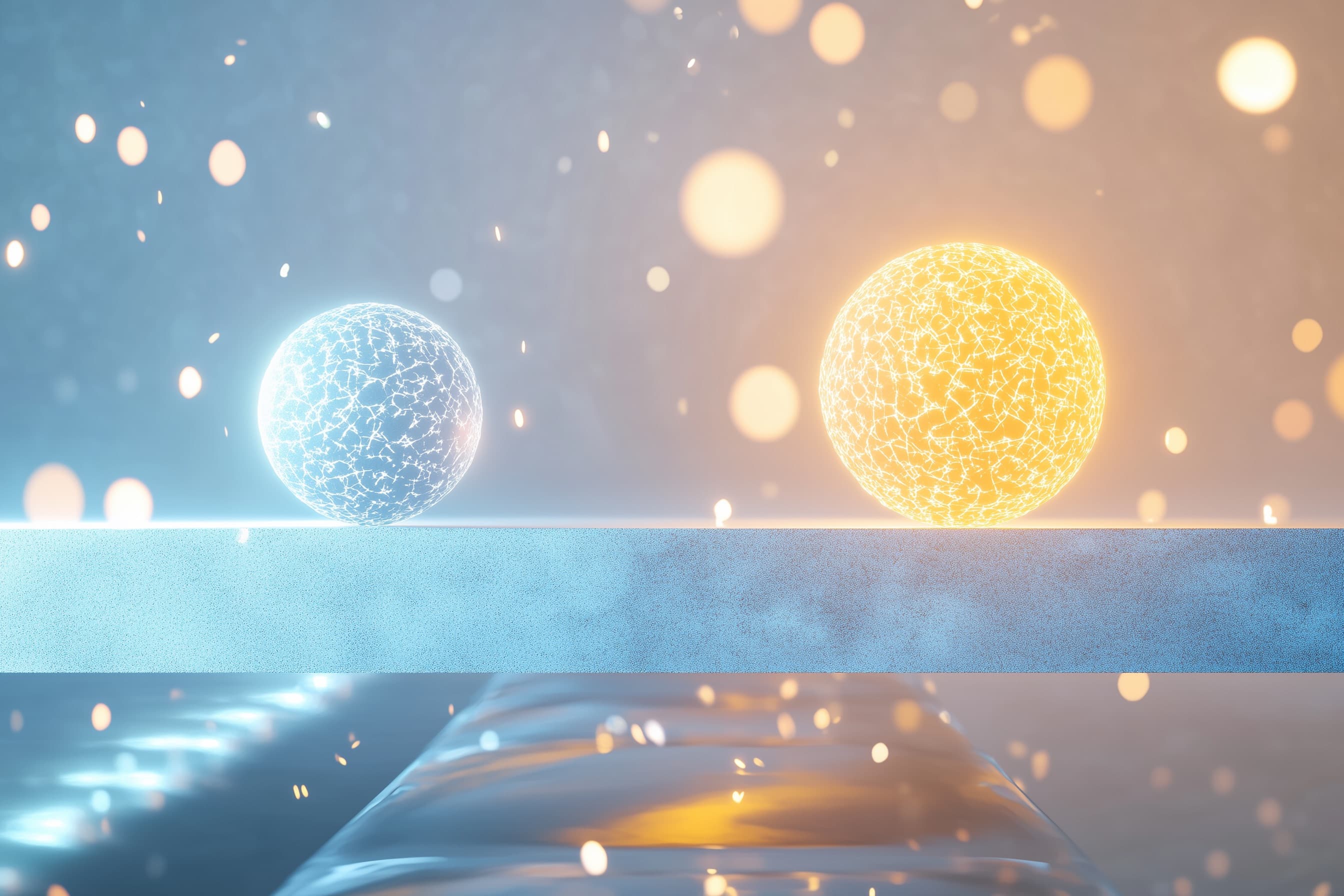 Abstract visual representing balance and objective perspective